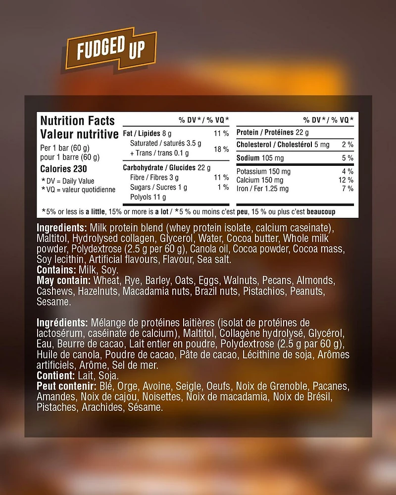 Grenade Protein Bar Fudged Up, 60g Bar