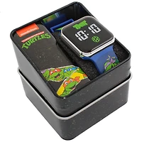Teenage Mutant Ninja Turtles LED Digital Watch for Kids – TMNT Design with Collector’s Gift Tin