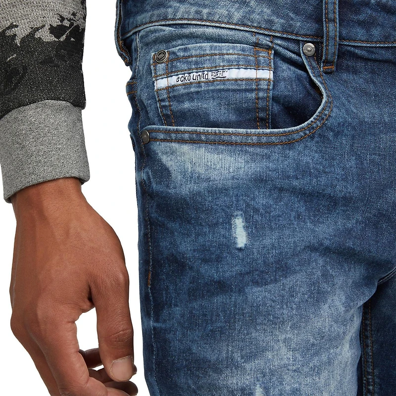 Ecko Unltd jean coupe athlétique pour hommes 28-42