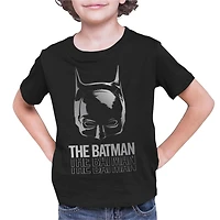 Batman Boy's Basic Tee Shirt. This Boys Crew Neck Tee Shirt Has Short Sleeves and a Trendy Print and
