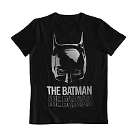 Batman Boy's Basic Tee Shirt. This Boys Crew Neck Tee Shirt Has Short Sleeves and a Trendy Print and