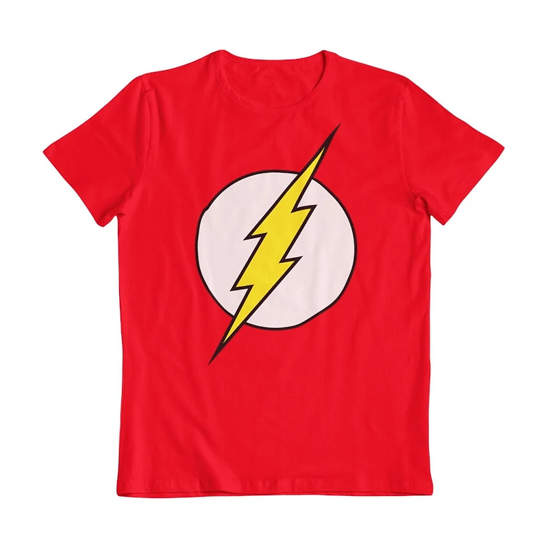 Flash Boy's basic tee shirt. This boys crew neck tee shirt has short sleeves and a trendy print and