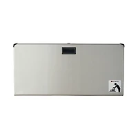 Foundations Surface Mount Stainless Frameless Clad Baby Changing Station