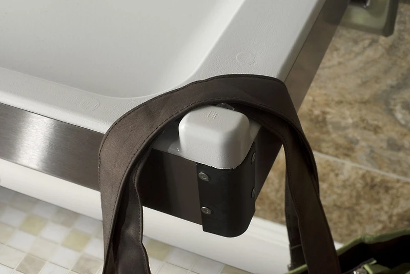 Foundations Surface Mount Stainless Frameless Clad Baby Changing Station
