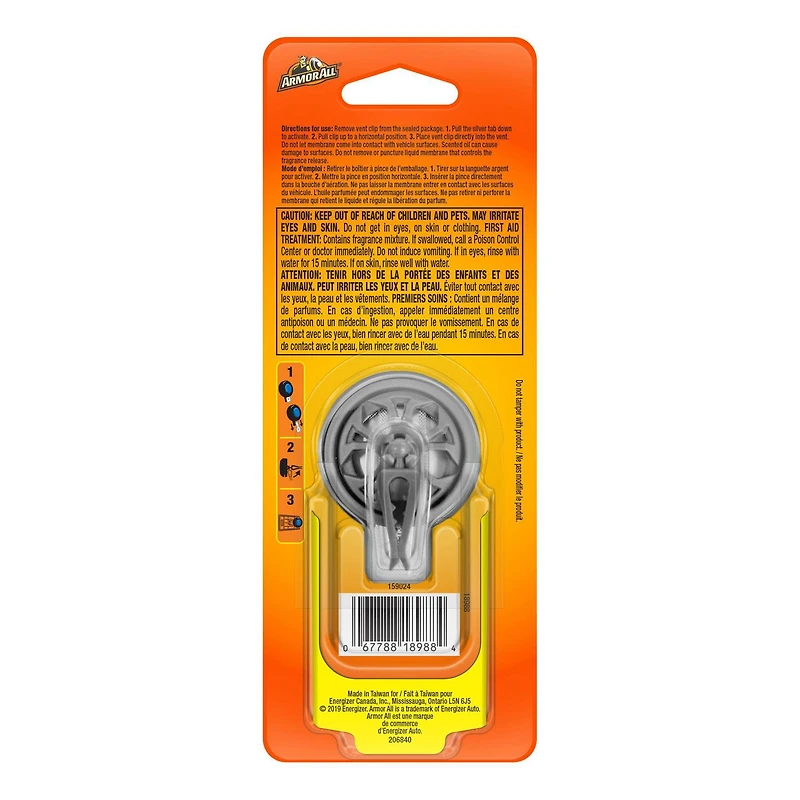 Armor All Vent Air Freshener (Midnight Air Scent, 1 Pack), Armor All Smoke X Automotive Air Freshener