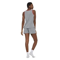 LOVE Ellen DeGeneres Women's Tank and Boxer Short Pajamas 2-Piece Set