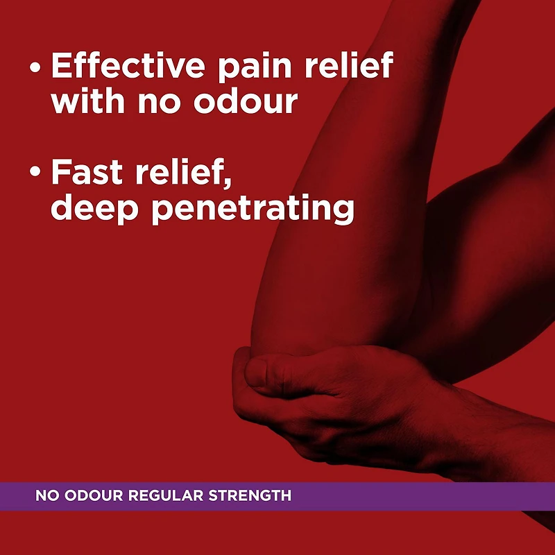 RUB A535 Muscle & Joint Pain Relief Cream, No Odour, Regular Strength