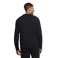 Marc Ecko - T-shirt à manches longues et col en V en tricot à blocs de couleur pour hommes