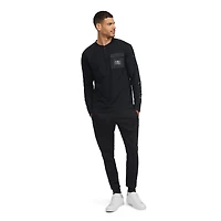 Marc Ecko - T-shirt à manches longues et col en V en tricot à blocs de couleur pour hommes