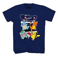 Pokemon Boys Fun Short Sleeve T-Shirt