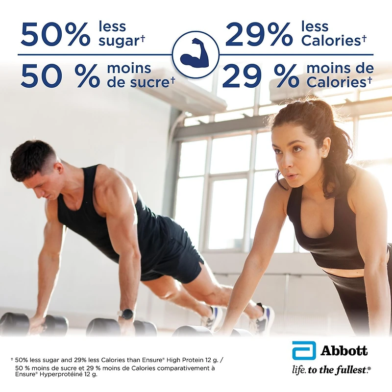 Ensure High Protein 16g, Ready-to-Drink Nutritional Supplement, Chocolate, 6 x 235 ml, 6 x 235 mL