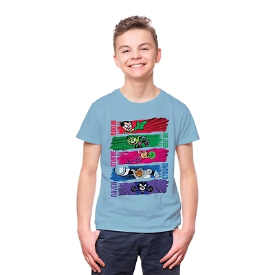 Teen Titans Go! Panels Short Sleeve T-Shirt