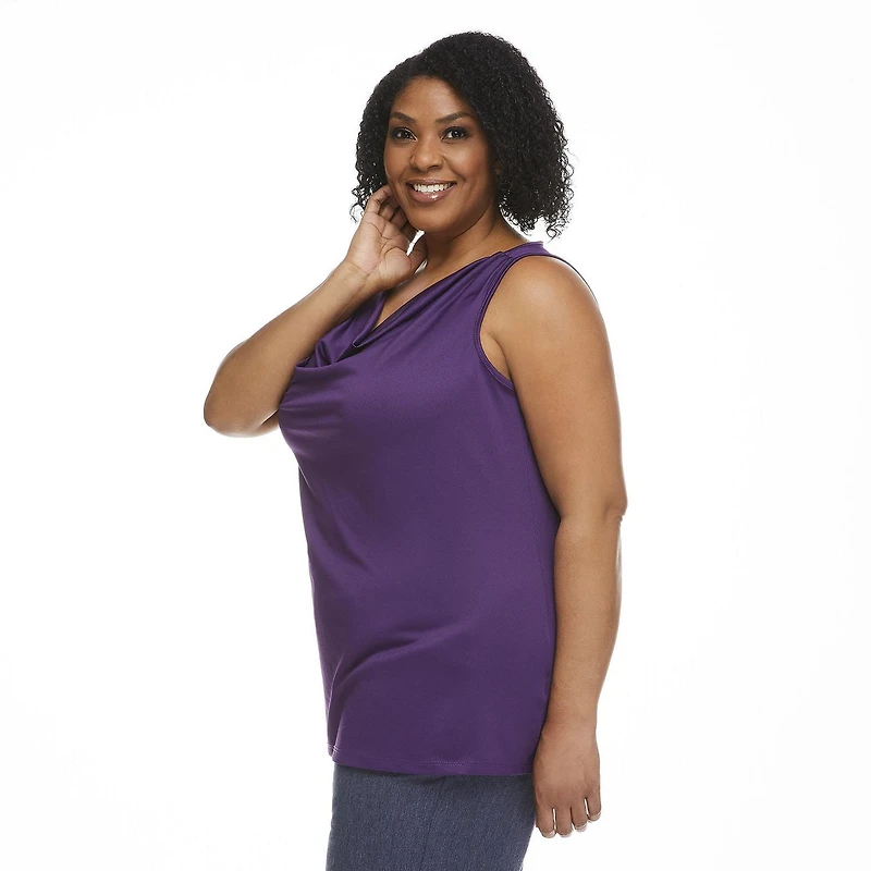 Penmans Plus Women's Cowl Neckline Tank