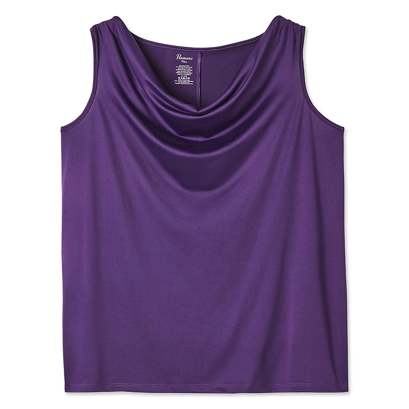 Penmans Plus Women's Cowl Neckline Tank