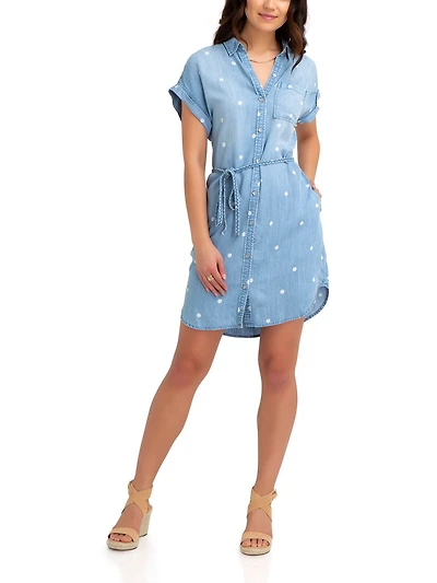 Robe asymétrique pour femmes Jordache