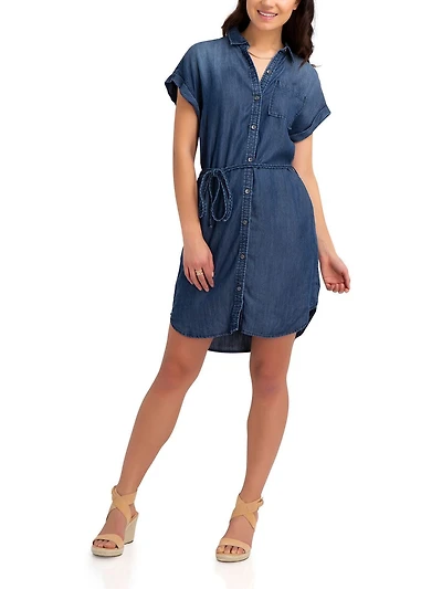 Robe asymétrique pour femmes Jordache