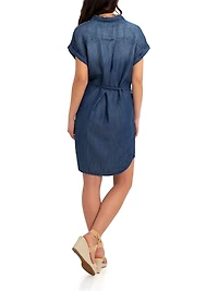 Jordache Women's Breaded Belt Dress