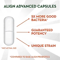 Advanced Probiotic, daily probiotic supplement for digestive care, #1 Recommended Probiotic Brand by Doctors‡