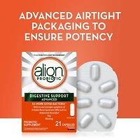 Advanced Probiotic, daily probiotic supplement for digestive care, #1 Recommended Probiotic Brand by Doctors‡