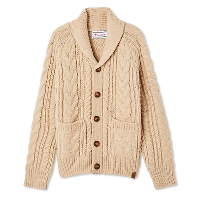 Cardigan en maille torsadée Canadiana collection non genrée pour enfants