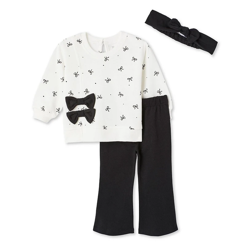 Btween Baby Girls' Fleece 3-Piece Set