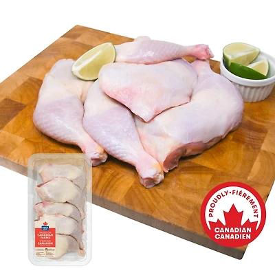 Maple Leaf Chicken Leg Quarters, 5 Leg Quarters, 1.53 - 1.87 KG