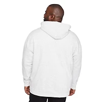 Haut à capuchon zippé sur la longueur George Plus pour hommes