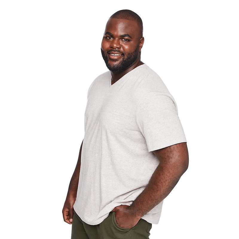 George Big Men's Stretch V-Neckline Tee