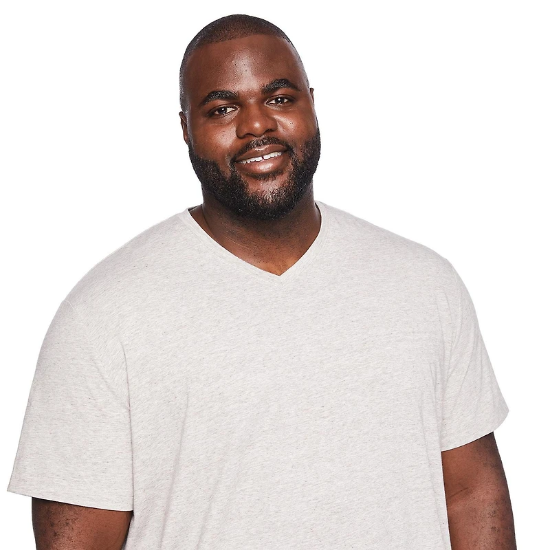 George Big Men's Stretch V-Neckline Tee