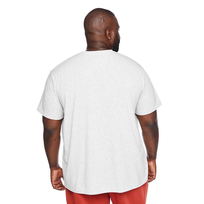 T-shirt extensible à encolure en V George Plus pour hommes
