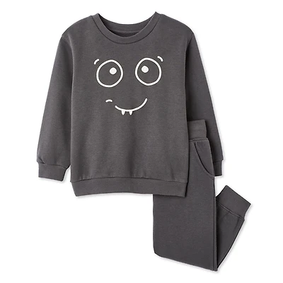 Ensemble 2 pièces en molleton pour l’Halloween George pour petits garçons Tailles 2T-5T