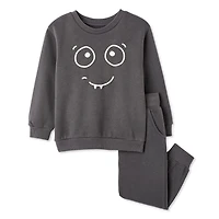 Ensemble 2 pièces en molleton pour l’Halloween George pour petits garçons Tailles 2T-5T