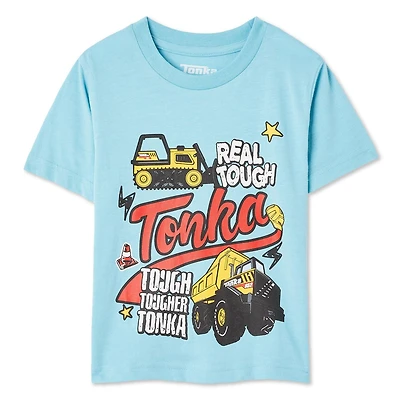 T-shirt à manches courtes Tonka pour petits garçons Tailles 2T-5T