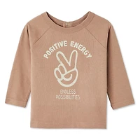 T-shirt à manches raglan avec blocs de couleur George pour bébés garçons Tailles 0-24 mois