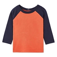 George Baby Boys' Colour Block Raglan Tee, Sizes 0-24 months