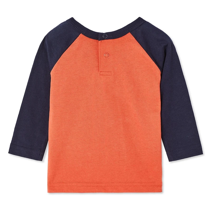 George Baby Boys' Colour Block Raglan Tee, Sizes 0-24 months
