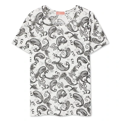Iyla Women's Printed Jacquard Tee