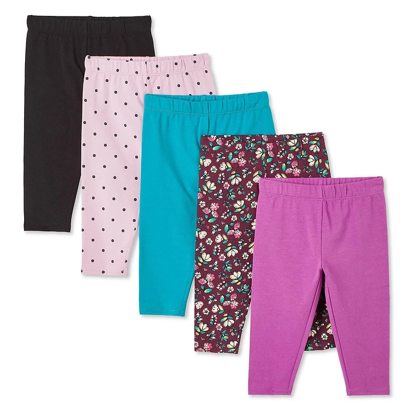 Lot de 5 leggings George pour bébés filles