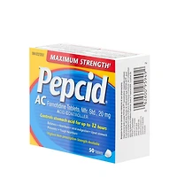 Pepcid AC Maximum Strength Tablets, 50 Count, 50 Count