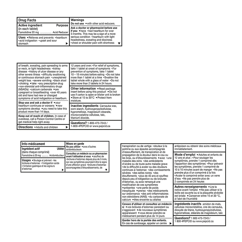Pepcid AC Maximum Strength Tablets, 50 Count, 50 Count