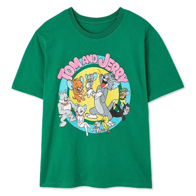 Tom and Jerry Women's Short Sleeve Tee