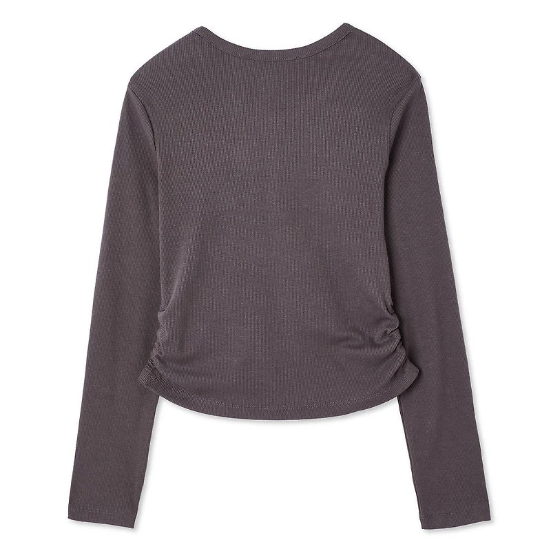 Haut Henley en tricot côtelé George pour filles