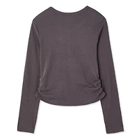 Haut Henley en tricot côtelé George pour filles