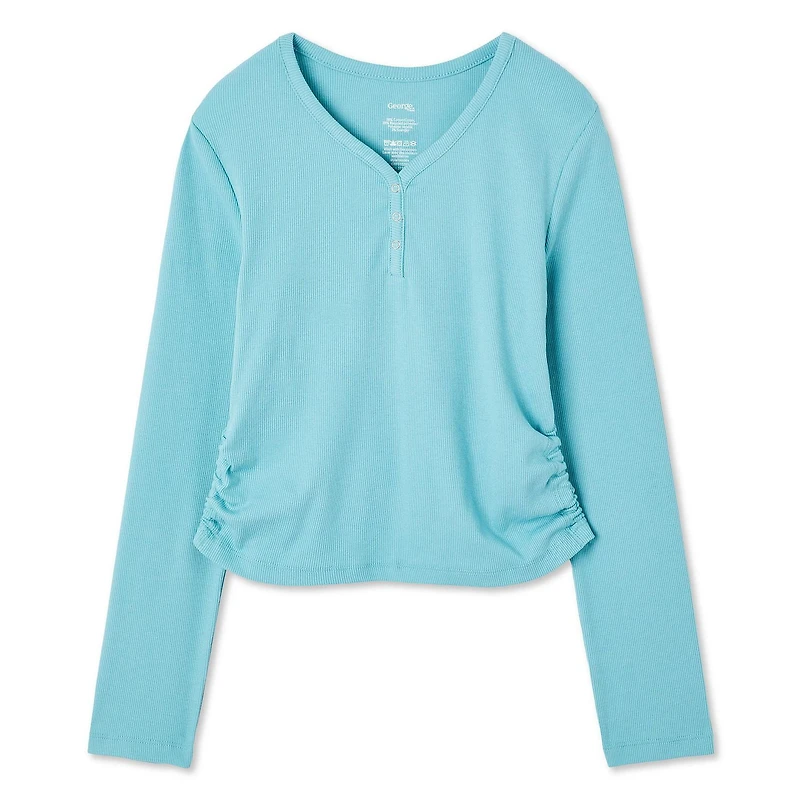 George Girls' Rib Henley