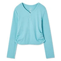 George Girls' Rib Henley