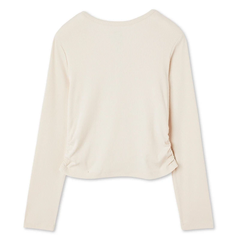 Haut Henley en tricot côtelé George pour filles