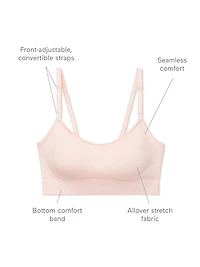 Warner's Women's Easy Does It® Soutien-gorge Confort Convertible légèrement doublé sans Fil RM0911E armature