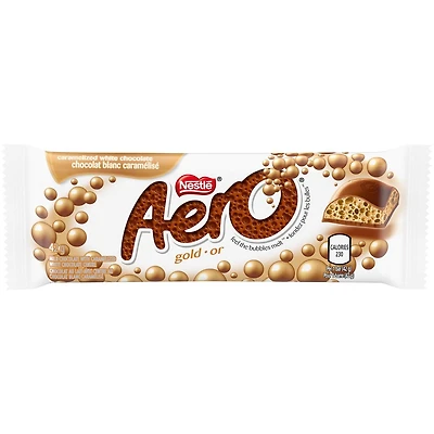 Barre NESTLÉ® AERO® Or Blanc caramélisé