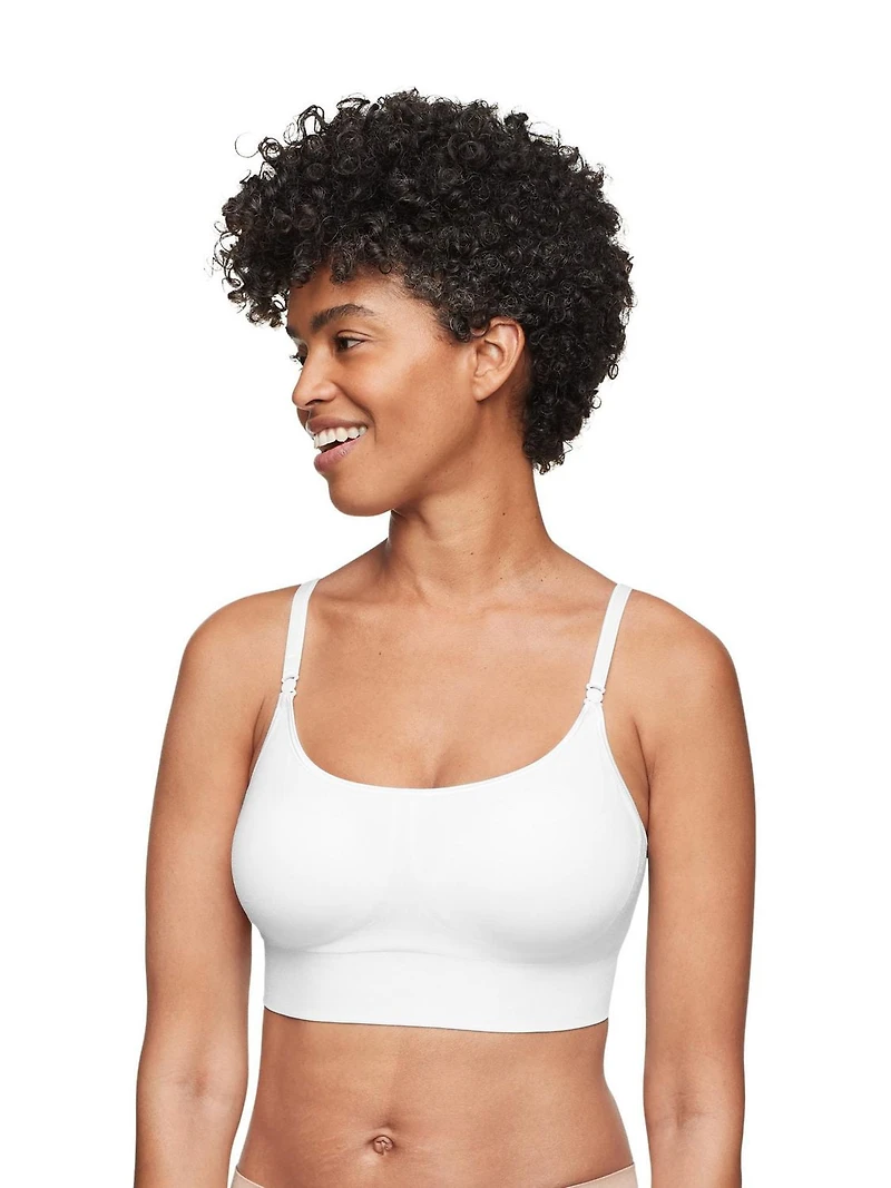 Warner's Women's Easy Does It® Dig-Free comfort Band Wireless lightly lined convertible bra RM0911E,