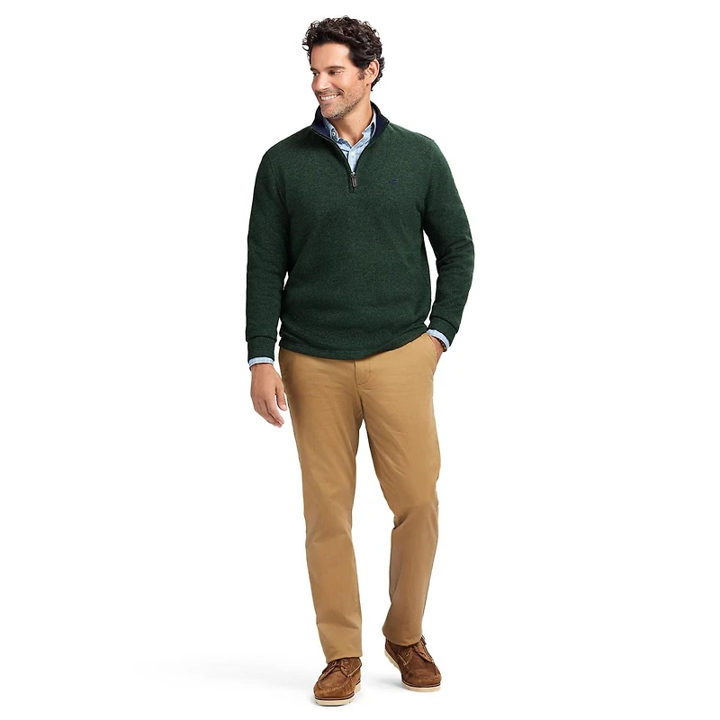 IZOD MENS QUARTER ZIP SWEATER FLEECE, S-XXL